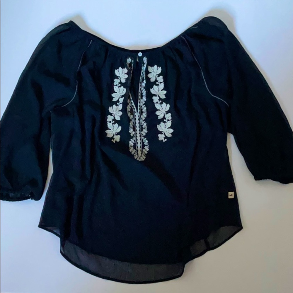 Sheer Hollister Blouse